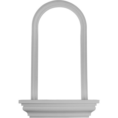 Ekena Millwork 30 1/4"W x 50"H x 7"D Emeryville Wall Niche, Surface Mount NCH30X50ER